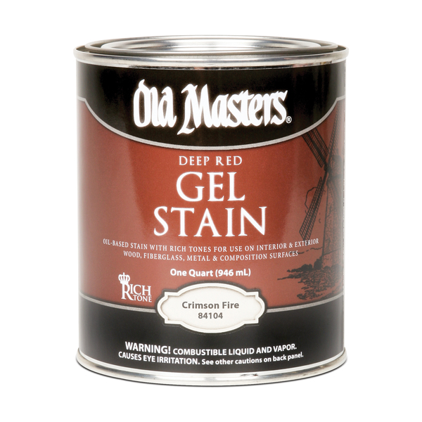 Old Masters 1/2 Pt Vintage Burgundy Oil-Based Gel Stain 84216